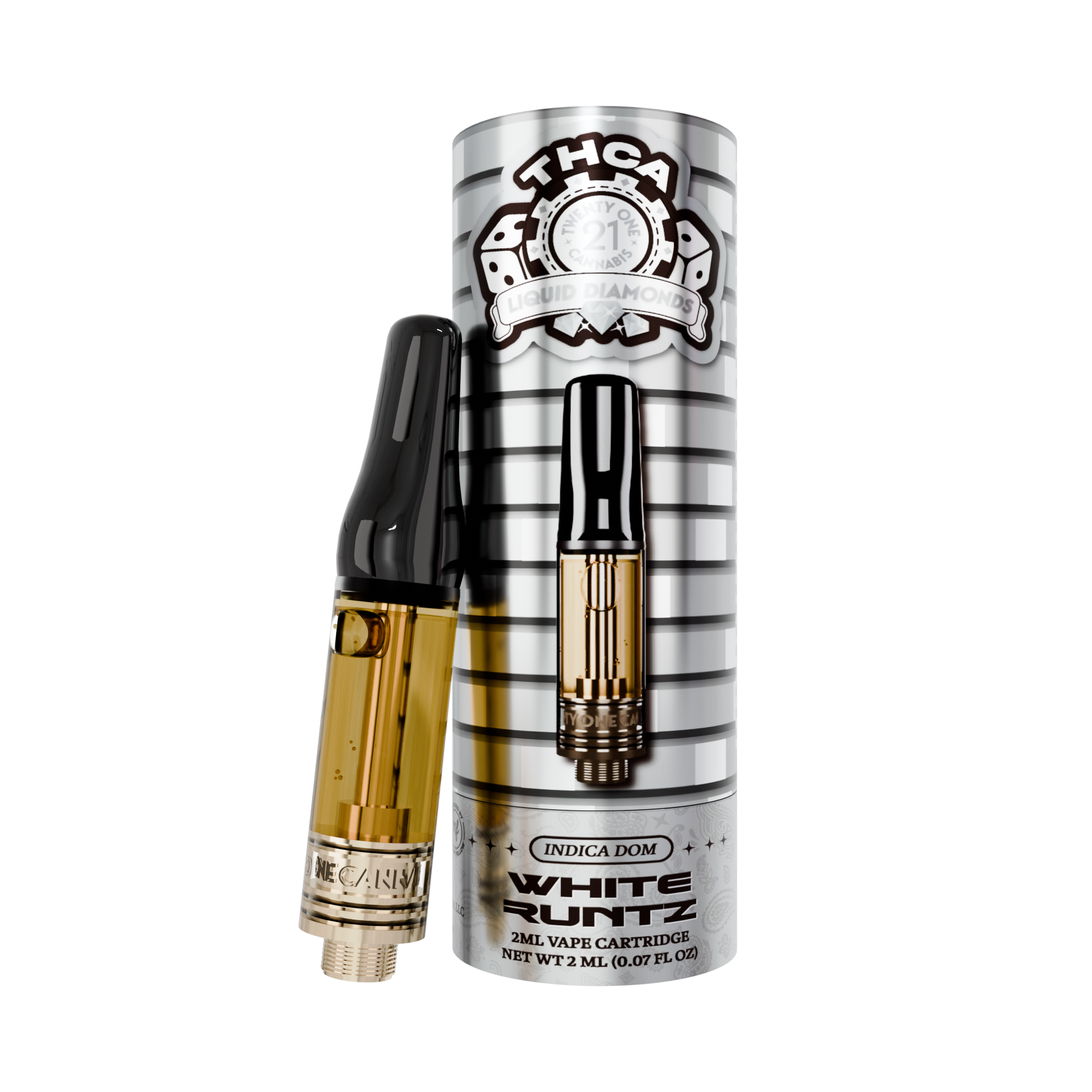 Twenty One Cannabis Vape Cartridge 2ml THCA