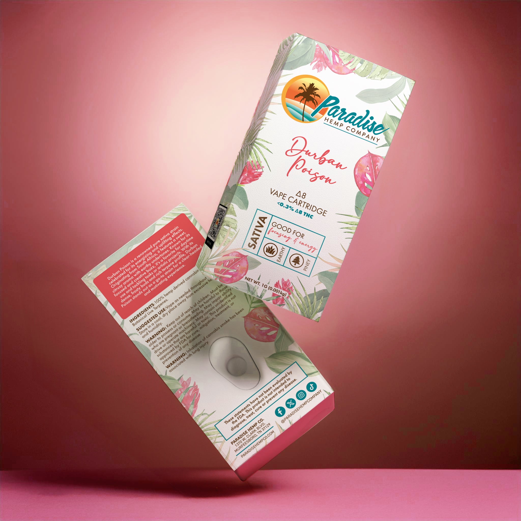 Paradise Delta-8 Vape Cartridges