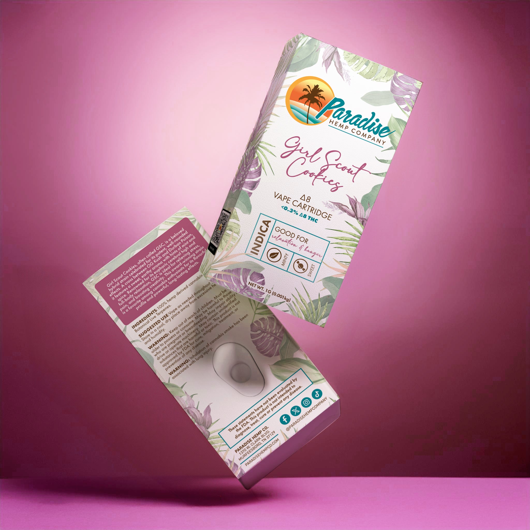 Paradise Delta-8 Vape Cartridges