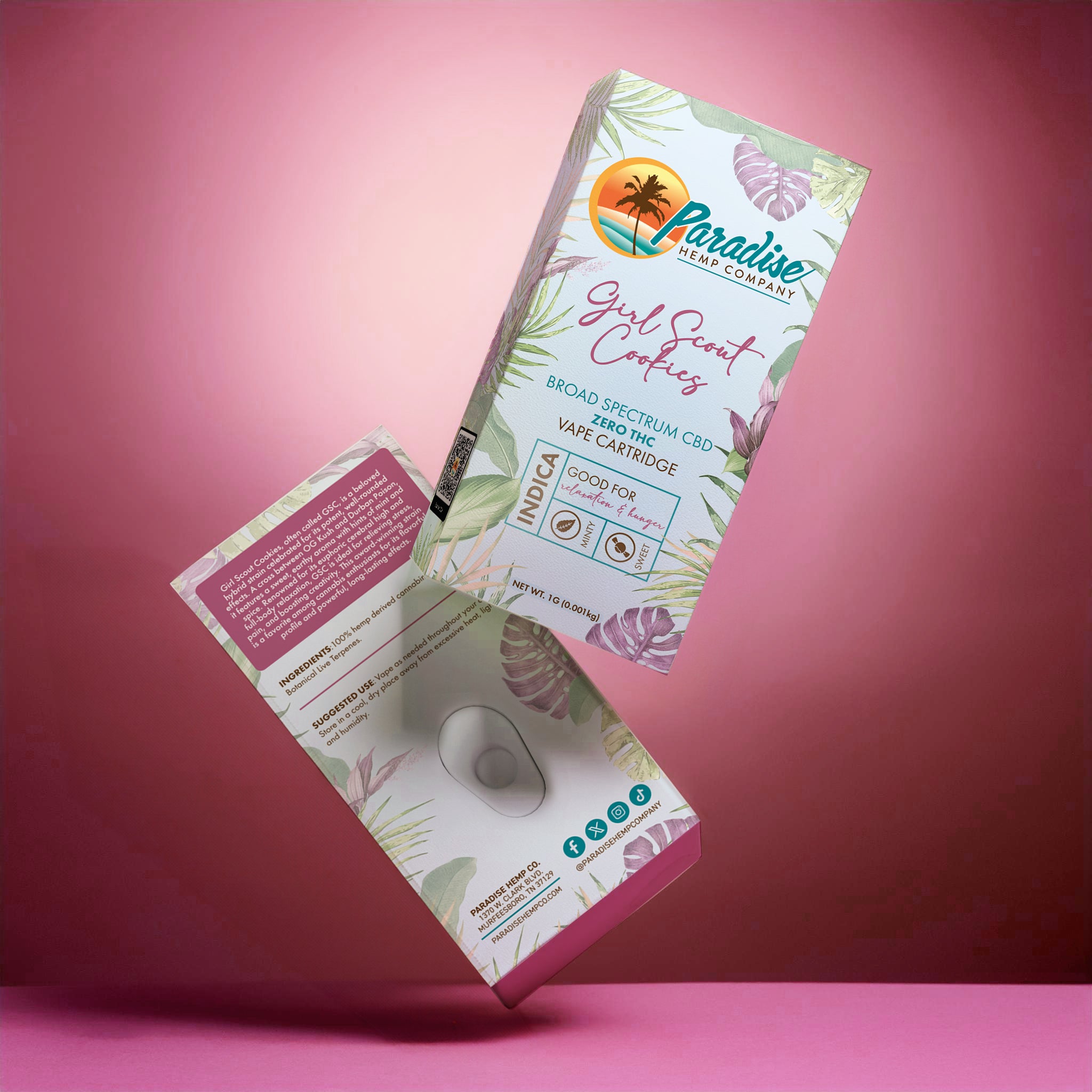 Paradise Hemp Company Broad Spectrum CBD Cartridge