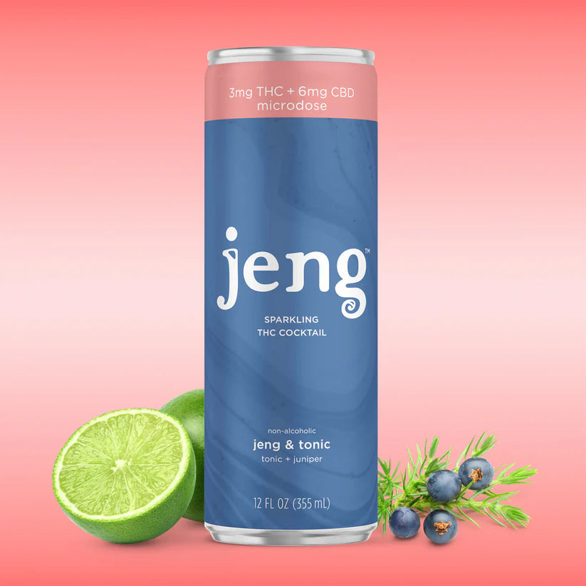 Jeng Sparkling THC Cocktails 3mg THC/6mg CBD