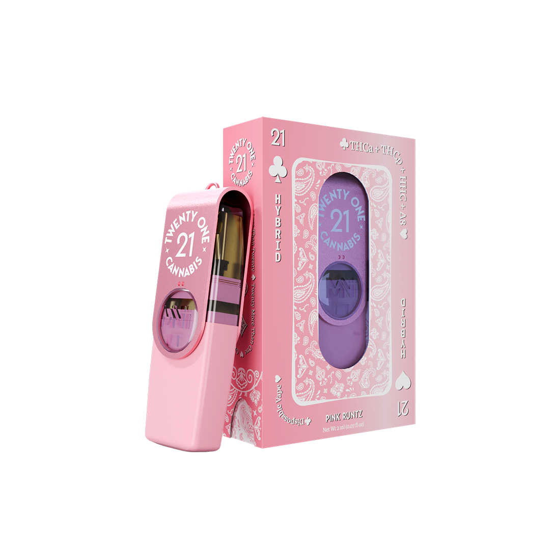 Twenty One Cannabis Vape Disposable 2ml THCA/THCP Paradise Hemp Company Twenty One Cannabis Vape Disposable 2ml THCA/THCP Paradise Hemp Company