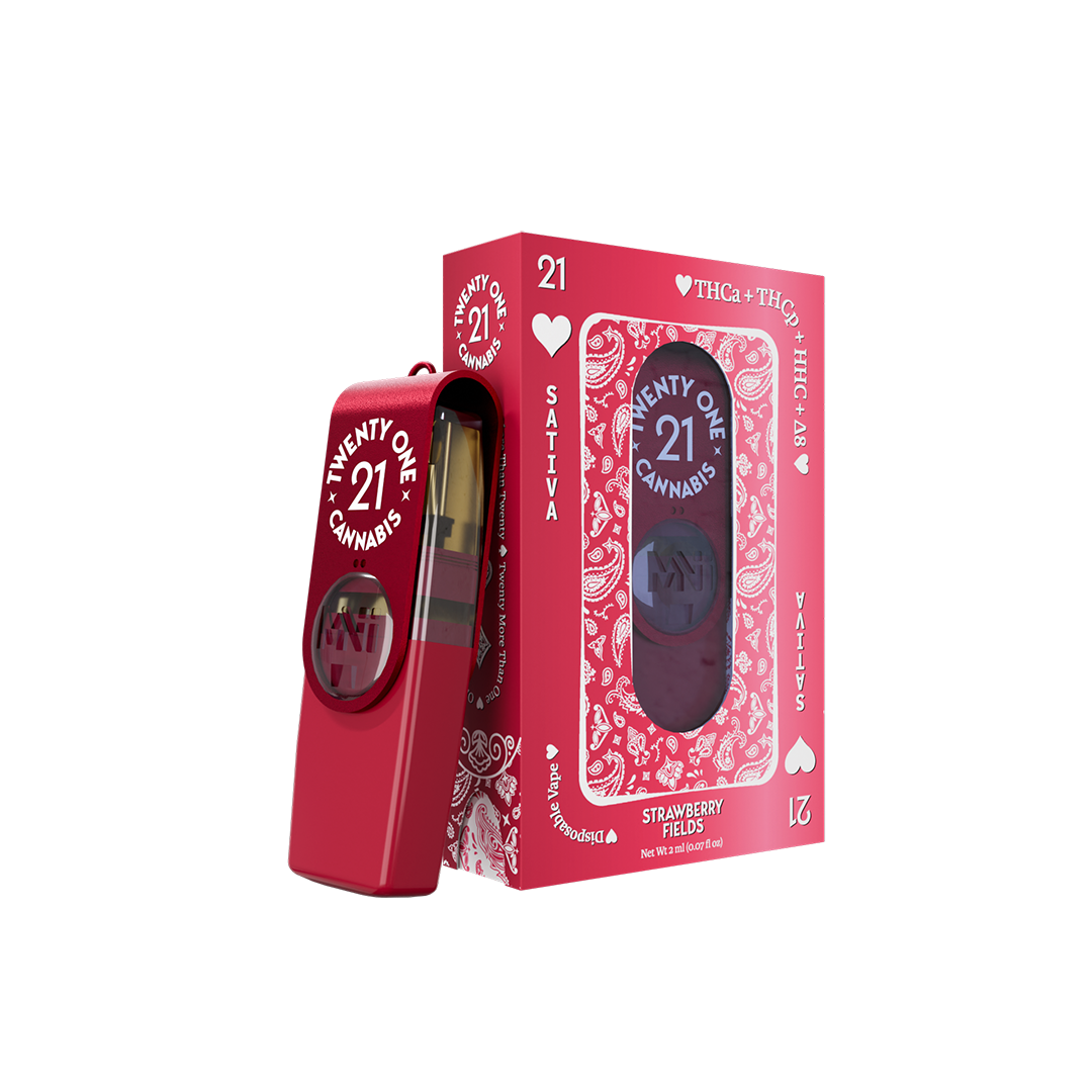 Twenty One Cannabis Vape Disposable 2ml THCA/THCP Paradise Hemp Company Twenty One Cannabis Vape Disposable 2ml THCA/THCP Paradise Hemp Company