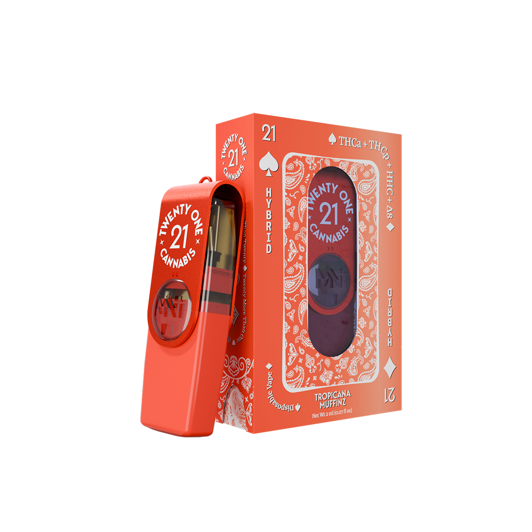Twenty One Cannabis Vape Disposable 2ml THCA/THCP Paradise Hemp Company Twenty One Cannabis Vape Disposable 2ml THCA/THCP Paradise Hemp Company