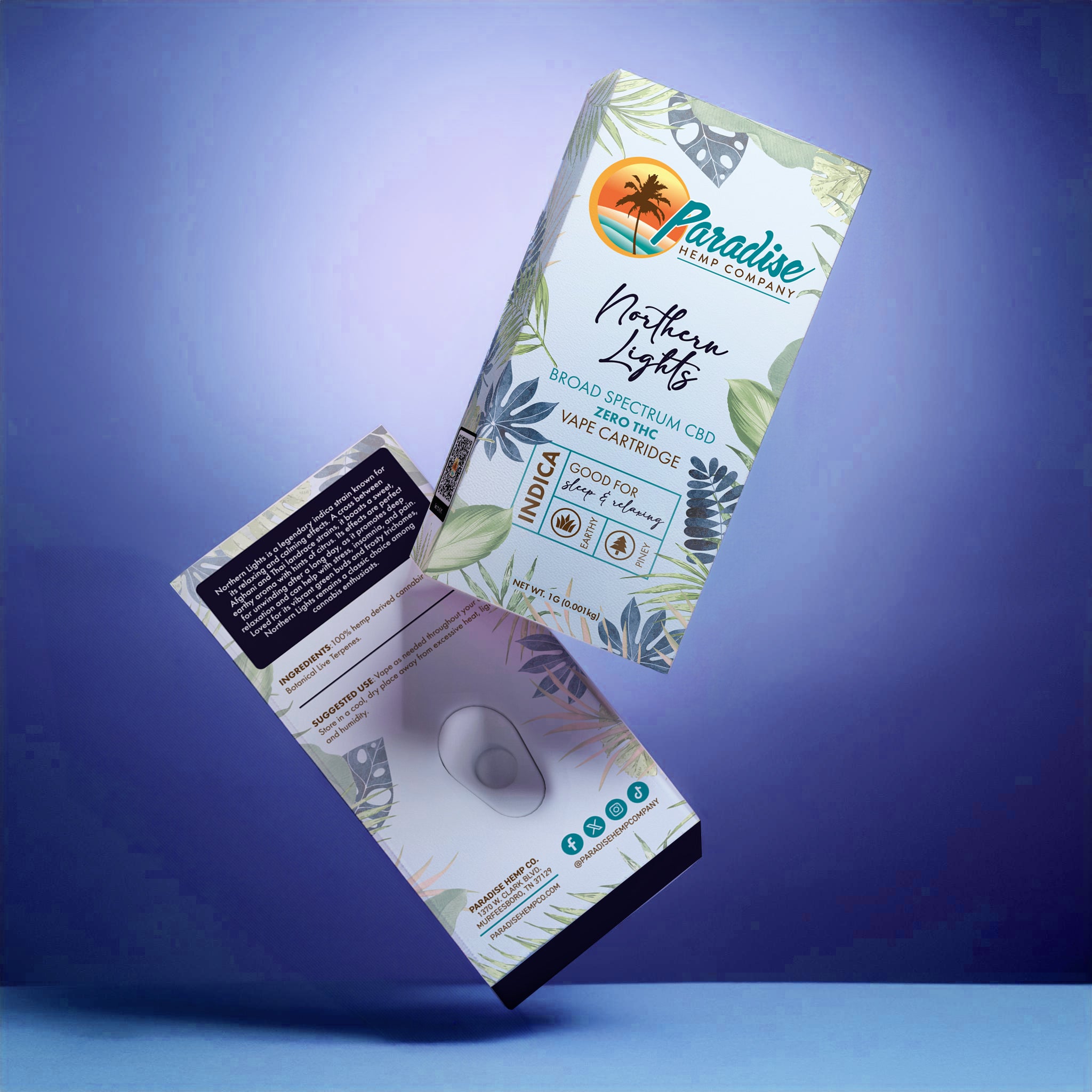 Paradise Hemp Company Broad Spectrum CBD Cartridge