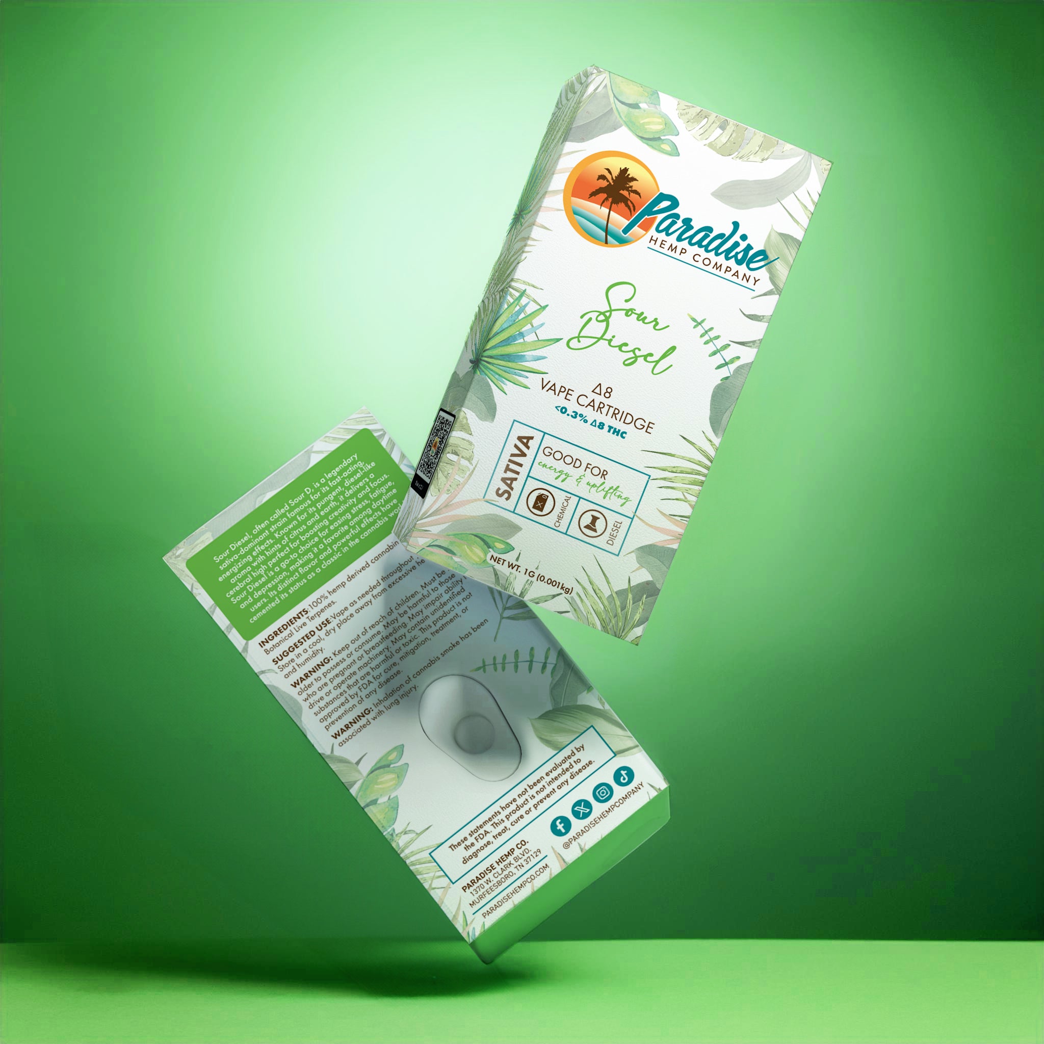 Paradise Delta-8 Vape Cartridges