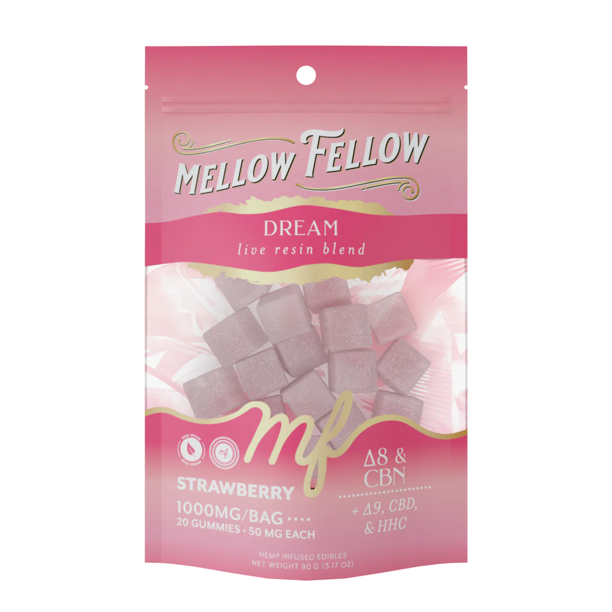 Mellow Fellow Live Resin M-Fusions Gummies