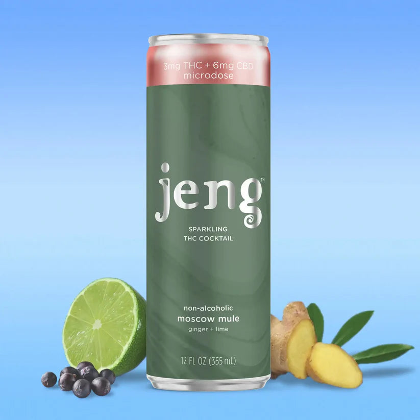 Jeng Sparkling THC Cocktails 3mg THC/6mg CBD
